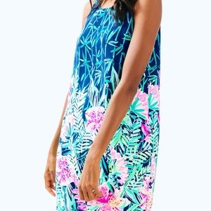 Lilly Pulitzer Jackie Silk Shift Dress size Large